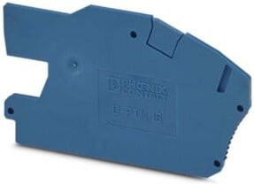 Phoenix Contact Deckel D-PTN 16/S in Blau, B: 77,7 mm, T: 2,2 mm, H: 43,4 mm - Bild 1