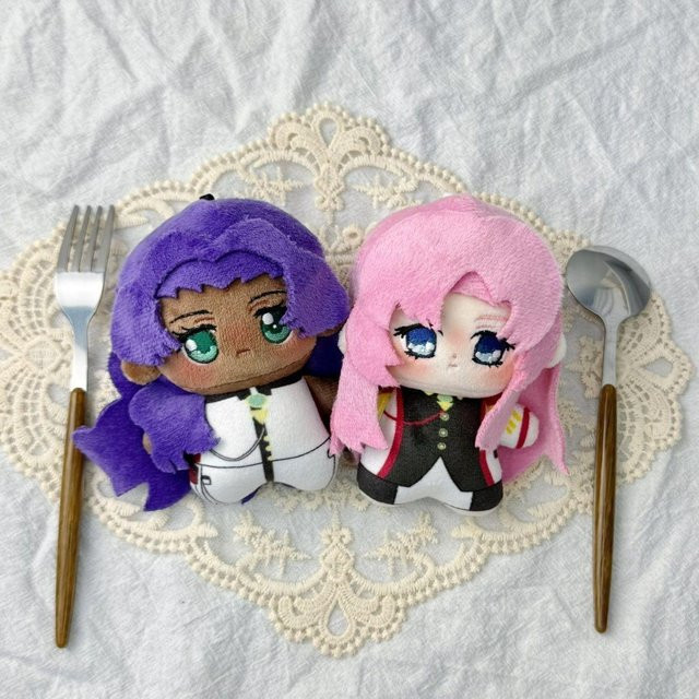 Yiran Health & Beauty Revolutionary Girl Utena Plüschpuppe, Schlüsselanhänger, 10cm - Bild 1