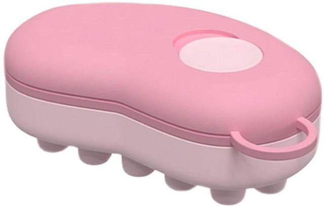 Binchi Health Technology Eis Kopf Massagekamm, Silikon, Rosa, Unisex - Bild 1