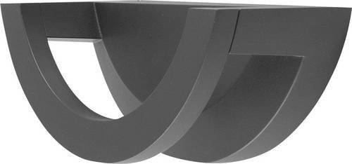 EVN WLA65101602 LED-Wandleuchte in Schwarz, moderne Up-Down-Leuchte aus Metall für Garten und Treppen, 8W - Bild 1