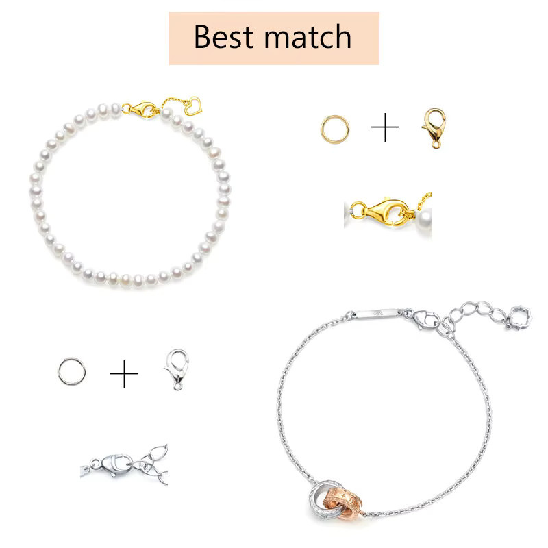 QIAO Schmuckzubehör-Set, Biegeringe, Karabinerverschlüsse, Haken, Zangen, Pinzette, Unisex - Bild 1