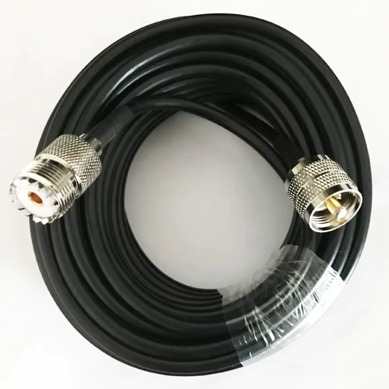 PL259 zu SO239 RG58 UHF Koaxialkabel Verlängerungskabel 50 Ohm für Funkantennen in Schwarz - Bild 5