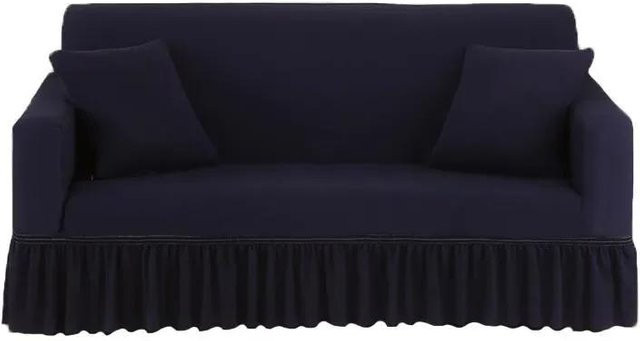 Seasons Elastischer Sofabezug mit doppelter Armlehne für 1-Sitzer, Polyester, Rutschfest, Breite: 90-140 cm - Bild 1