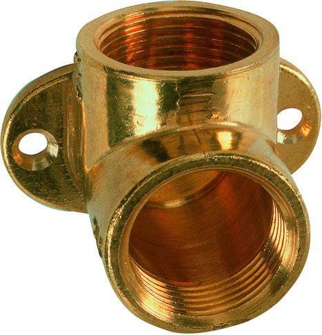 Mr. GARDENER Wandscheibe aus Messing in Gold mit 3/4 Zoll Anschluss - Bild 1