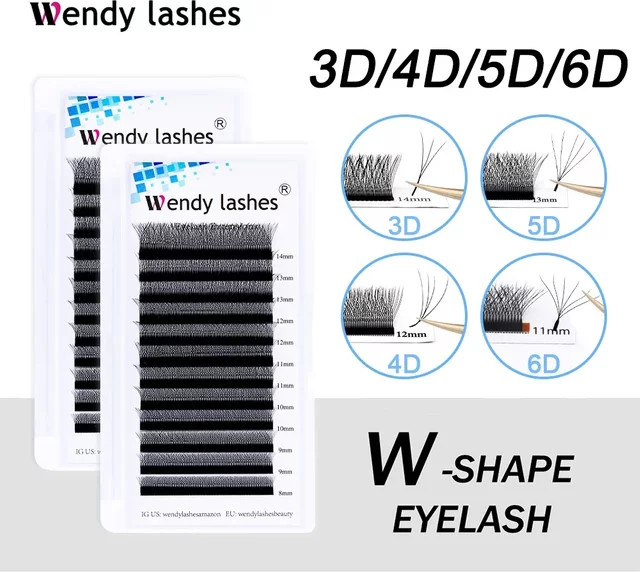 Cilios Wendy Lashes W Shape Fake Lashes, natürlich, Unisex - Bild 1