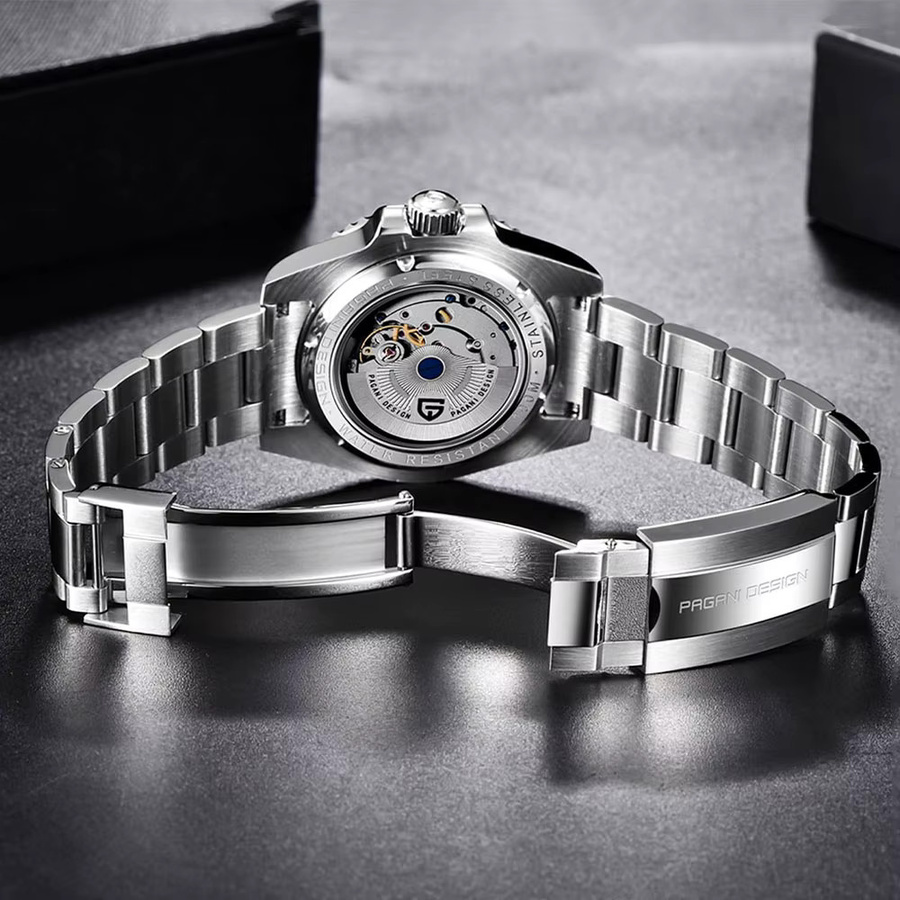 PAGANI DESIGN Armbanduhr GMT, Automatik, Edelstahl, 40 mm, Herren - Bild 6