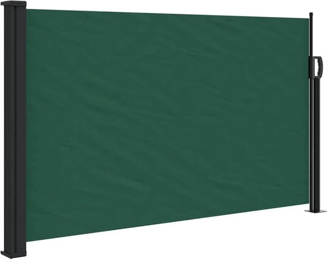 vidaXL Seitenmarkise Ausziehbar Dunkelgrün B/H: 500 x 120 cm - Bild 1