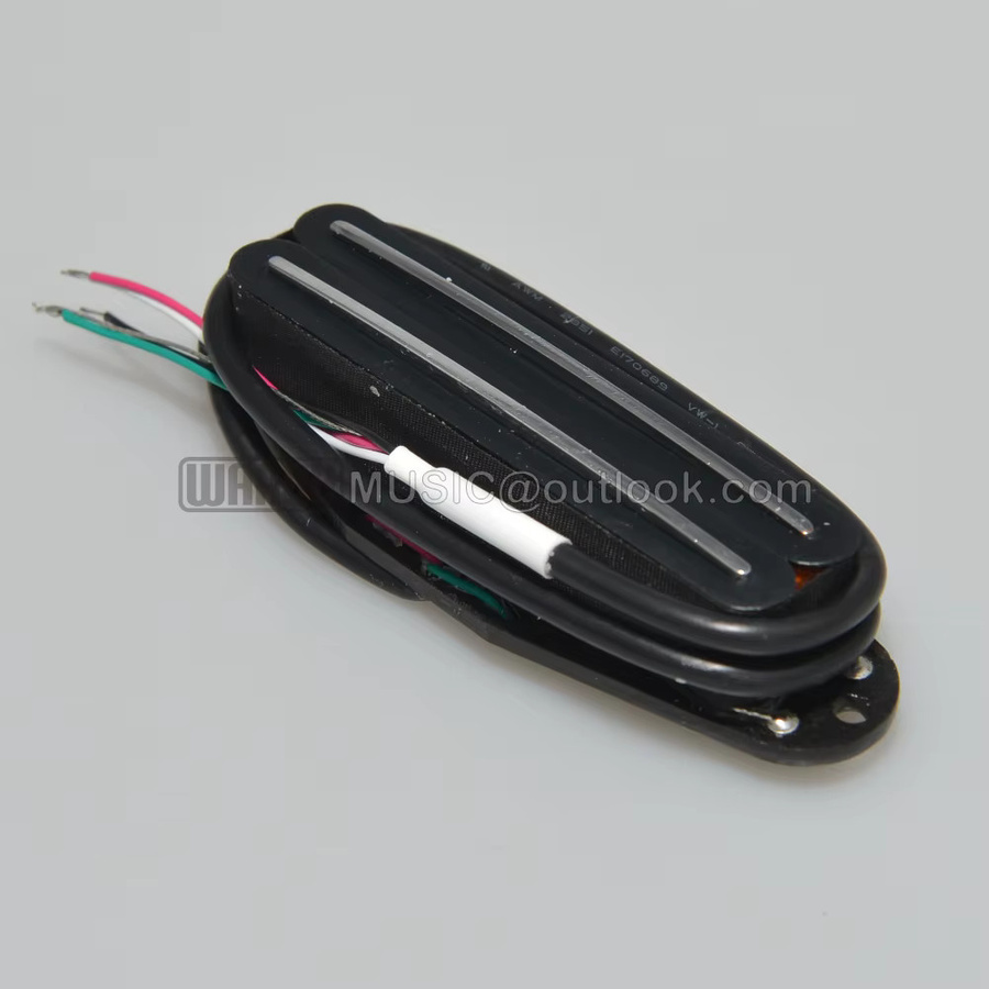Alnico 5 Dual Rail Humbucker Pickup Set für elektrische Gitarren in Schwarz, Weiß oder Gelb - Bild 2