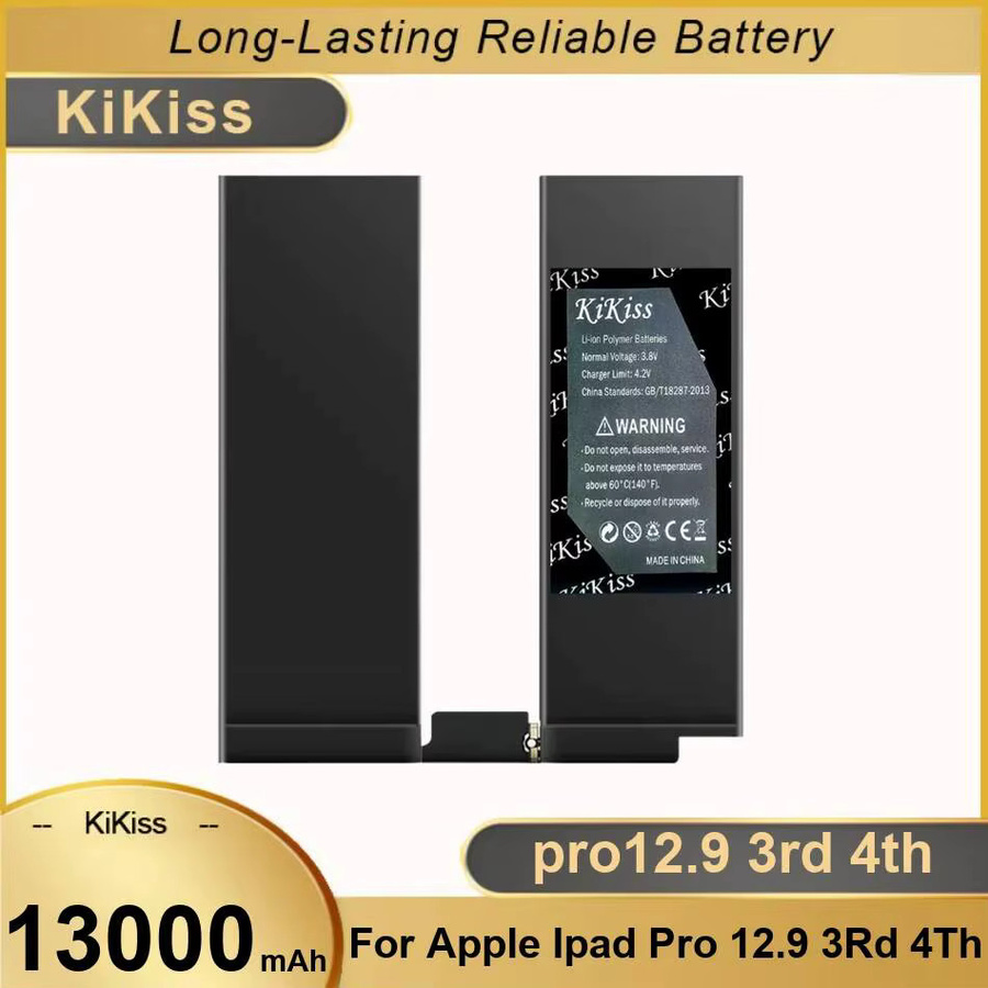 Apple iPad Pro 12.9 Ersatzakku mit 13000mAh in Schwarz für 3. Generation (2018) und 4. Generation (2020) Modelle A1876 A1895 A2014 A2229 A2069 A2232 - Bild 3