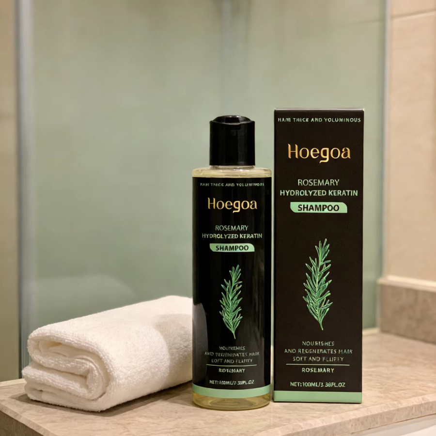 Hoegoa Rosmarin Shampoo mit Keratin, für strapaziertes Haar - Bild 3