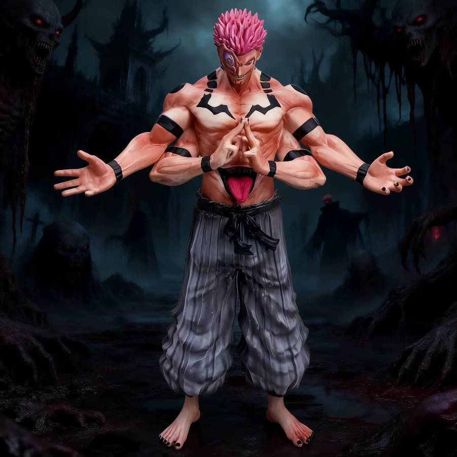 Bandai Jujutsu Kaisen Ryomen Sukuna Finger Box Figuren, Actionfigur - Bild 2