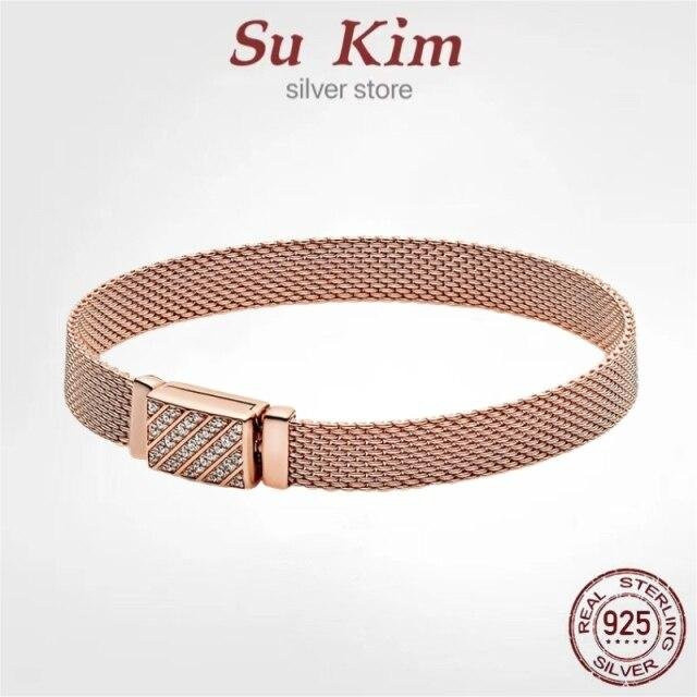 YIRAN Jewelry Armband, 925 Silber, Zirkonia, Damen, 19cm - Bild 1