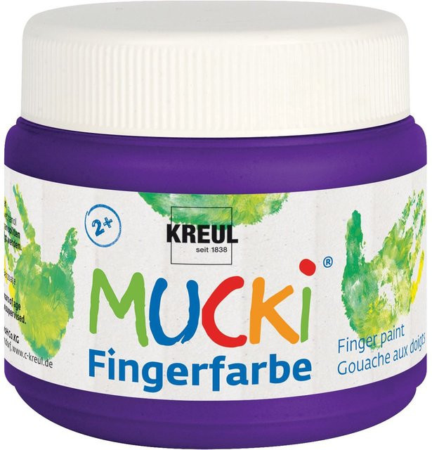 MUCKI Fingerfarbe Violett mit Bitterstoffen ab 3 Jahren - Bild 1