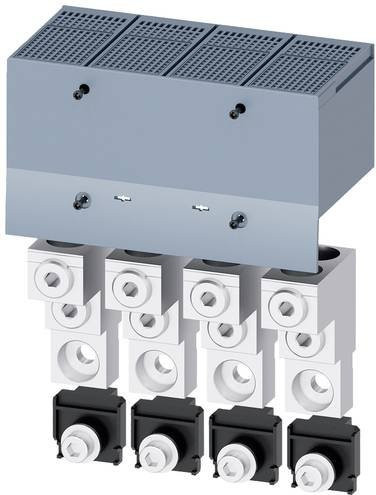 Siemens 3VA9404-0JJ23 Anschlusszubehör, Grau, Breite: 18,4 cm, Tiefe: 9,39 cm - Bild 1