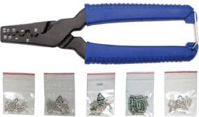 BGS Aderendhülsen-Zange Blau inklusive 150 Aderendhülsen, Länge: 175 mm - Bild 1