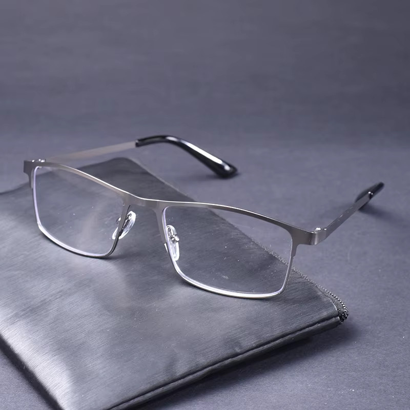 Sighttoo Lesebrille, Vollrand, quadratisch, Metall, schwarz, Herren - Bild 1