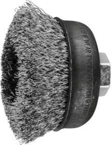 PFERD Topfbürste ungezopft TBU für Winkelschleifer mit M14 Gewinde, Durchmesser: 75 mm, Edelstahl-Draht Ø 0,30 mm, Farbe: Silber - Bild 1