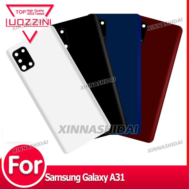 Samsung Galaxy A31 Rückgehäuse in Rot mit Kameraglaslinse als Ersatzteil für die Reparatur - Bild 1