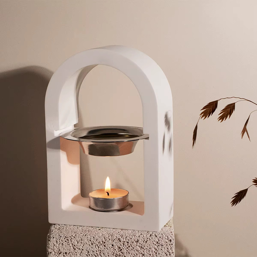 UDOCOOL Silikonform für ätherische Öl Diffusoren im Nordic Stil, Weiß - Bild 2