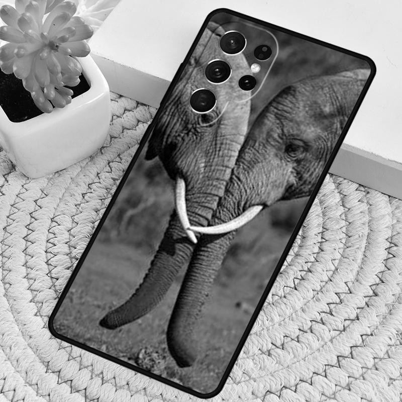 WALDELEFANT Stoßfeste Tier Handyhülle für Samsung Galaxy S23 Ultra S24 S25 S21 S22 Plus Note 10 Pro FE in Mehrfarbig - Bild 1