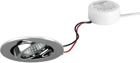 Brumberg LED-Einbauleuchte rund in Weiß, dimmbar, warmweiß, 6W - Bild 1