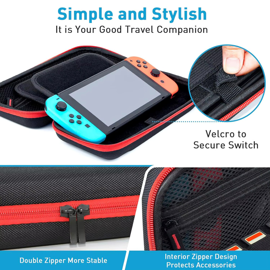 Nintendo Tragetasche für Nintendo Switch und New Switch OLED in Schwarz - Bild 3
