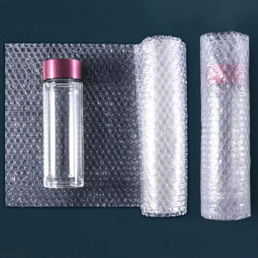 Doppelschichtige Luftpolsterfolie aus transparentem Kunststoff für vibrationsarmen Stoßschutz und Polsterung - Bild 3