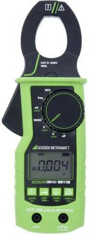 Gossen Metrawatt METRALINE CM 400 Digitale Stromzange in Grün mit Prüfkabel CAT IV 1000V und 4000 Counts - Bild 1