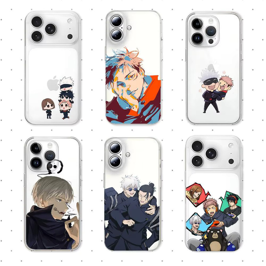 Mesuca Anime Jujutsu Kaisen Handyhülle für iPhone, Transparent - Bild 2