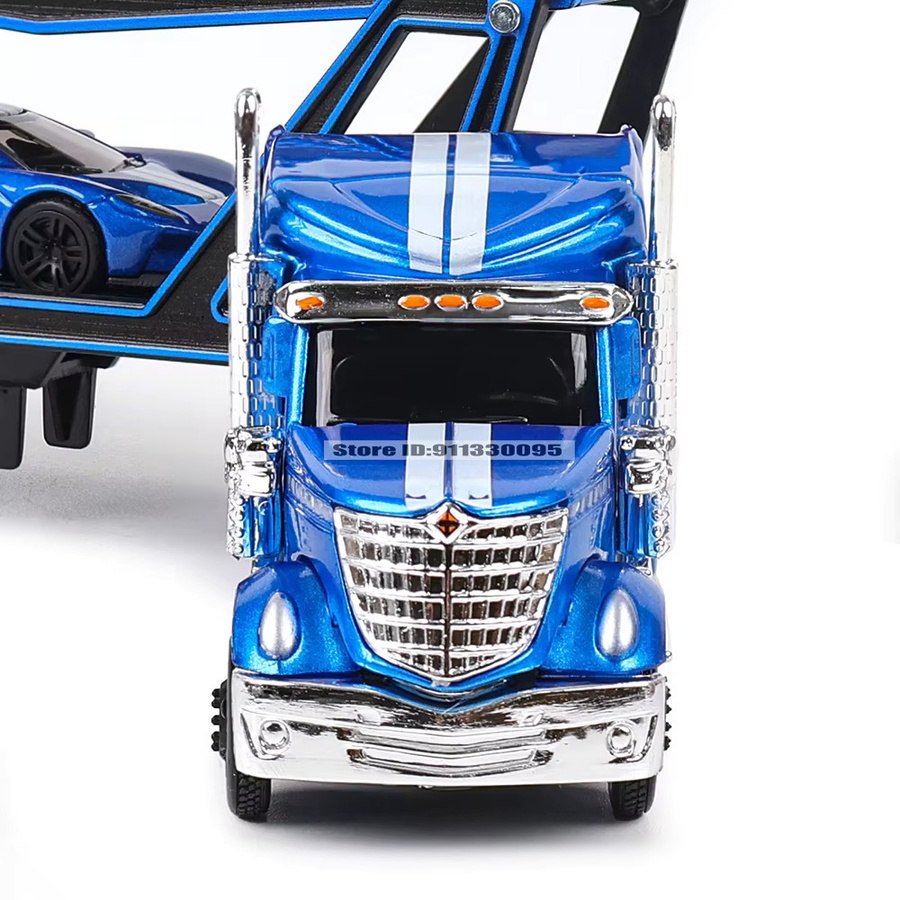 Maisto Lonestar Auto Anhänger, Modellauto, 1:64, Blau - Bild 3