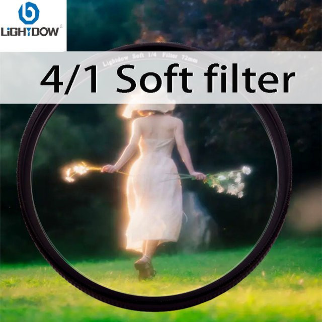 Lightdow Weicher Objektivfilter 1/4 Weiß für Canon Nikon Sony Kameraobjektive - Bild 1