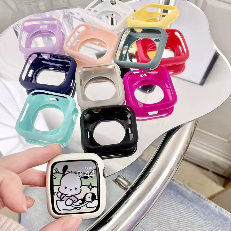 Silikonarmband mit Silikonhülle für Apple Watch, Unisex - Bild 3