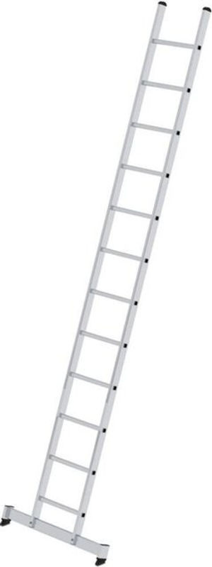 MUNK Aluminium-Anlegeleiter nivello-Traverse mit 12 Sprossen in Silber - Bild 2