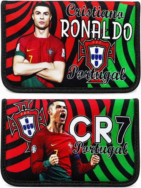Schulmäppchen Ronaldo Portugal mit zweiseitigem Druck, Multicolor - Bild 1