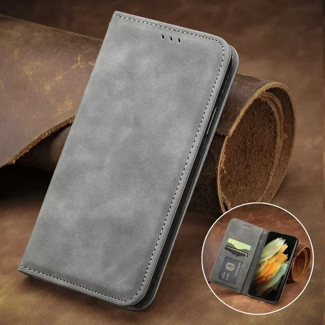 Xiaomi Poco X8 Pro Max X7 F6 M6 F8 Ultra X6 5G Magnetische Leder-Brieftaschen-Hülle in Grün - Bild 1