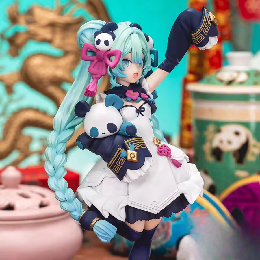 Bandai Anime Nette Virtuelle Sänger Mädchen Figur, Puppe, Mehrfarbig - Bild 3