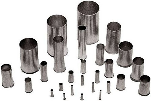 Weidmüller Aderendhülse 35mm² Unisoliert in Silber aus Kupfer, 100 Stück - Bild 1