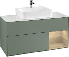 V&B Waschtischunterschrank Finion in Lackoptik, Breite: 120 cm, Höhe: 60,3 cm, Tiefe: 50,1 cm - Bild 1