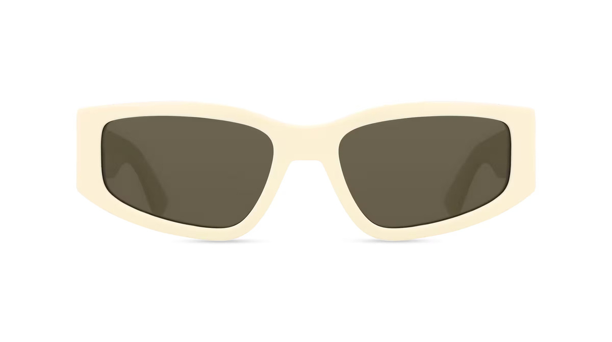 Moschino MOS186/S Sonnenbrille, Vollrand, Eckig, Metall, Unisex, beige - Bild 1