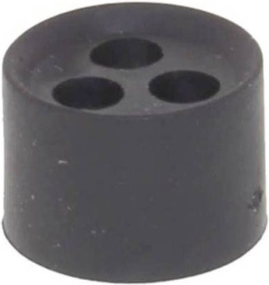 Wiska Mehrfachdichteinsatz MFD 20/03/045 schlagfest mit Zugentlastung aus Kunststoff in Schwarz RAL 9005 25 Stück - Bild 1
