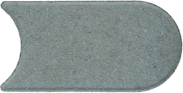 Diephaus Rasenmähkante aus Beton in Grau, B/T/H: 24 x 12 x 4 cm - Bild 1