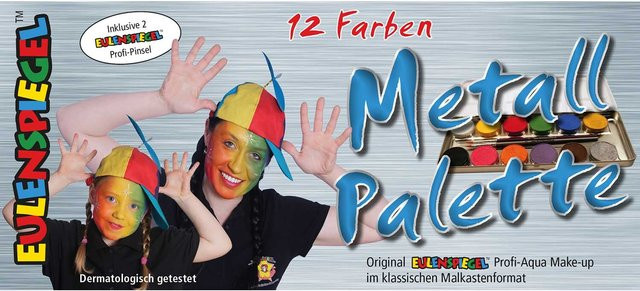 Eulenspiegel Schminkfarben 12er Set, Kinder - Bild 1