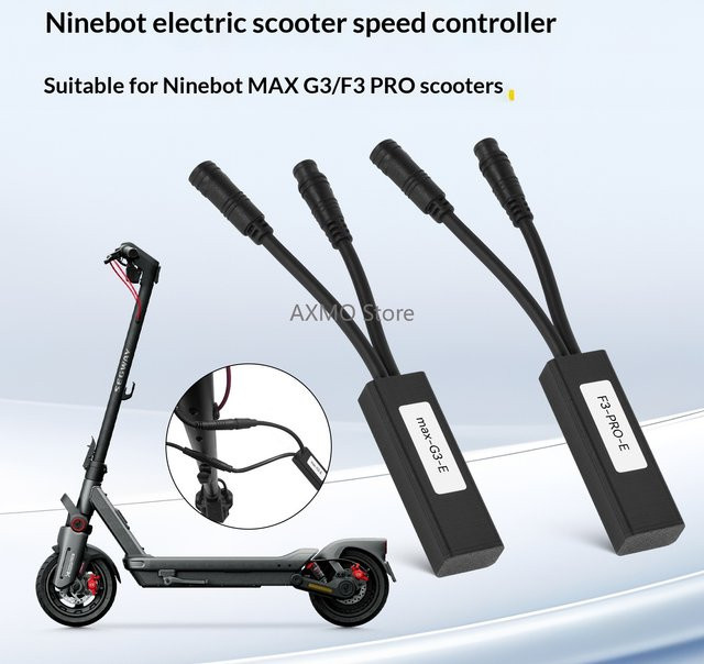 Ninebot E-Scooter Geschwindigkeits-Entriegelungskabel für Max-G3 F3 F3-Pro in Schwarz zur Erhöhung der maximalen Geschwindigkeit auf 40 km/h - Bild 1