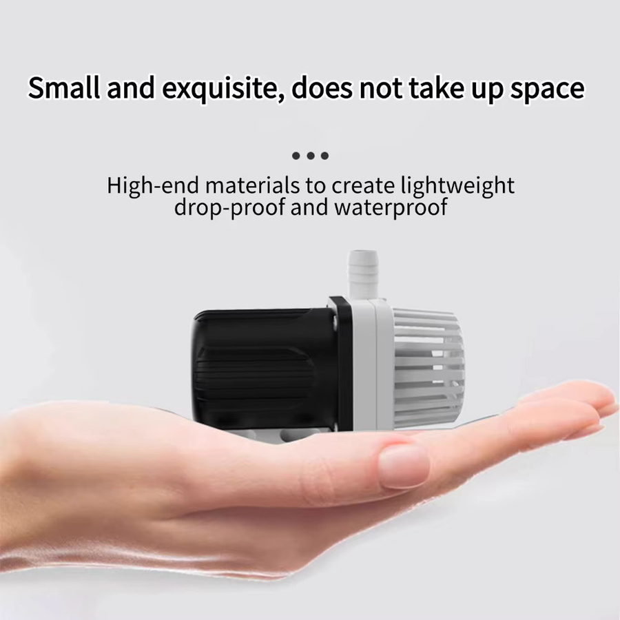 Leise DC12V Tauchpumpe von xmshxltd in Weiß mit einer Durchflussrate von 600-800L/H für Aquarium, Pool und Wasserzirkulation - Bild 4