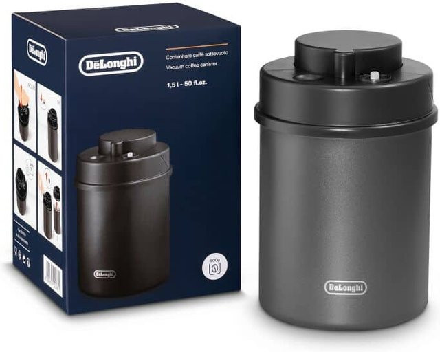 De'Longhi DLSC071 Vakuum-Kaffeebehälter in Schwarz - Bild 1