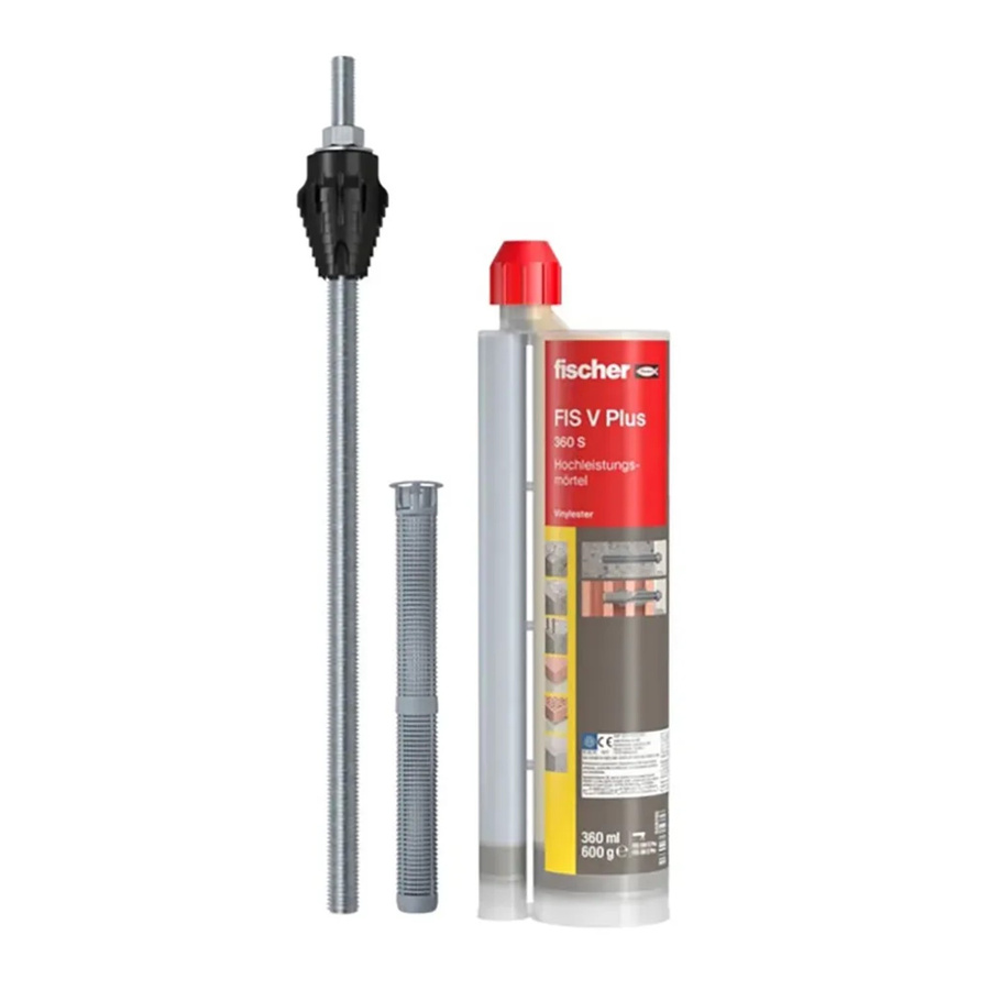 Fischer Montageset Thermax-16 für Wärmedämmfassaden bis 200 mm in Silber mit Epoxy-Beschichtung - Bild 2