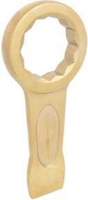 KS Tools BRONZEplus Schlag-Ringschlüssel aus Aluminium-Bronze in Gold, Schlüsselweite: 95 mm - Bild 1