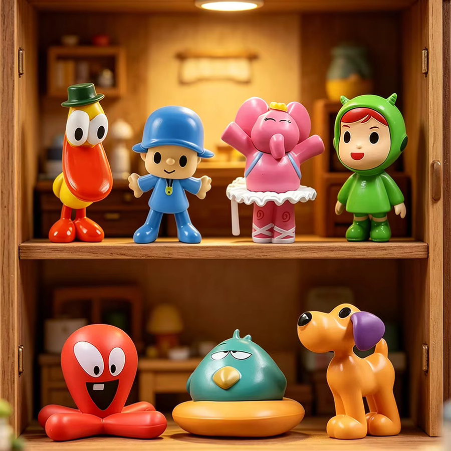 Bandai Pocoyo Tierfiguren, 7-teiliges Set, Puppen - Bild 3