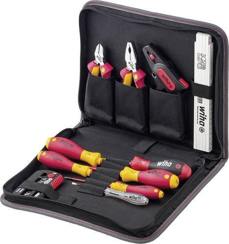 Wiha Werkzeugset für Elektriker 32-teilig inklusive Werkzeugtasche mit Tragegriff (41241) - Bild 1