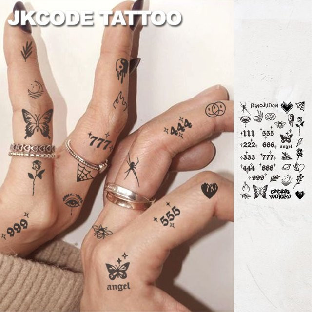 JKCODE TATTOO Temporäre Tattoos, Unisex - Bild 1